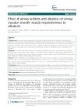 Effect of airway acidosis and alkalosis on airway vascular smooth muscle responsiveness to albuterol
