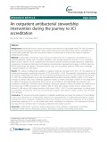 An outpatient antibacterial stewardship intervention during the journey to JCI accreditation
