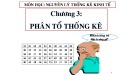 Bài giảng Nguyên lý thống kê kinh tế: Chương 3 - ThS. Huỳnh Huy Hạnh