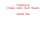 Bài giảng Kinh doanh quốc tế: Chương 4 - PGS.TS. Hà Văn Hội (2013)