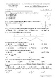 Đề thi chính thức kỳ thi trung học phổ thông quốc gia môn Toán năm 2018 (Mã đề thi 111)