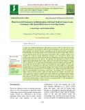 Plant growth parameters in relationship with seed yield of green gram genotypes with special reference to growing season