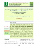 Effect of integrated nutrient management practice on growth and yield of foxtail milllet (Setaria italica L.) in black soil