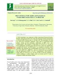 Effect of INM on yield, quality and economics in foxtail millet (Setaria italica L.) in black Soil
