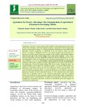 Agriculture for poverty alleviation: The changing role of agricultural extension in developing nations