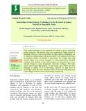 Knowledge of solar energy technology by the farmers of Jaipur district in Rajasthan, India