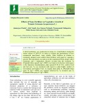 Effects of nano fertilizer on vegetative growth of tomato (Solanum lycopersicum L.)