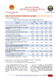 Bản tin cập nhật thị trường lao động Việt Nam số 19, quý 3 năm 2018