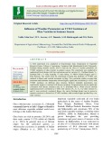 Influence of weather parameters on YVMV incidence of okra varieties in summer season