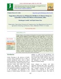 Suggestions of farmers to mitigate the ill effects of climate change on agriculture in Dharwad district of Karnataka, India