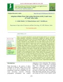 Adoption of rain water harvesting structures in dry land areas of Tamil Nadu, India