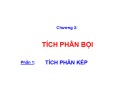 Bài giảng Giải tích 2: Chương 2 - Trần Ngọc Diễm (Phần 1)