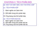 Bài giảng Giải tích 2 - Chương 2: Tích phân bội