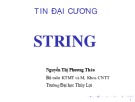 Bài giảng Tin học đại cương: Bài 10 - ThS. Nguyễn Thị Phương Thảo