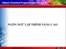 Bài giảng Lập trình nâng cao: Bài 8 - Lý Anh Tuấn