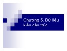 Bài giảng Ngôn ngữ lập trình C: Chương 5 - TS. Nguyễn Thị Hiền