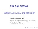 Bài giảng Tin học đại cương: Bài 6 - ThS. Nguyễn Thị Phương Thảo