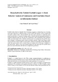 Moneyball in the Turkish football league: a stock behavior analysis of Galatasaray and fenerbahce based on information salience