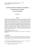 The role of premium calculation in the stability of private insurance companies: The case of Germany