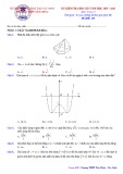 Đề thi HK 1 môn Toán lớp 12 năm 2019-2020 - Sở GD&ĐT Tây Ninh