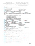 Đề thi thử THPT Quốc gia môn Hóa học năm 2020 - THPT Trần Quốc Tuấn