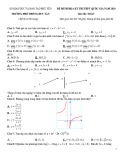 Đề thi thử THPT Quốc gia môn Toán năm 2020 - THPT Duy Tân