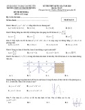 Đề thi thử THPT Quốc gia môn Toán năm 2020 - THPT Lê Thành Phương