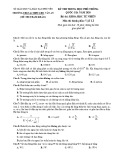 Đề thi thử THPT Quốc gia môn Vật lý năm 2020 - THPT Chu Văn An