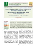 Studies on bunch feeding on yield, post-harvest parameters and B: C ratio in Banana cv. Rajapuri (Musa AAB)