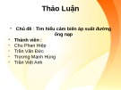 Bài thuyết trình Tìm hiểu cảm biến áp suất đường ống nạp