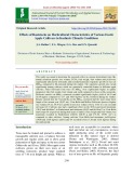 Effects of rootstocks on horticultural characteristics of various exotic apple cultivars in Kashmir climatic conditions