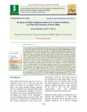 Response of foliar supplementation of N, P and K fertilizers on yield and economics of pearl millet