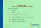 Lecture Fundamentals of corporate finance - Chapter 12: Some lessons from capital market history