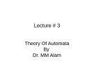 Lecture note Theory of automata - Lecture 27