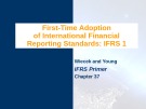Lecture IFRS primer international GAAP basics: Chapter 37 - Wiecek, Young