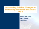 Lecture IFRS primer international GAAP basics: Chapter 21 - Wiecek, Young