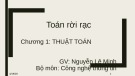 Bài giảng Toán rời rạc: Chương 1 - Nguyễn Lê Minh (2020)