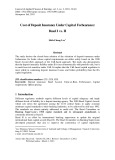Cost of deposit insurance under capital forbearance: Basel I vs. II