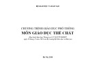 Bài giảng Giáo dục phổ thông môn Giáo dục Thể chất (Ban hành kèm theo Thông tư số 32/2018/TT-BGDĐT ngày 26 tháng 12 năm 2018 của Bộ trưởng Bộ Giáo dục và Đào tạo)