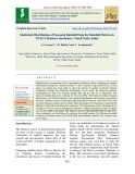 Statistical distribution of seasonal rainfall data for rainfall pattern in TNAU1 station coimbatore, Tamil Nadu, India