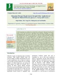 Managing nitrogen requirements through foliar application of nitrogen in mustard (Brassica juncea L. Czernj. and Cosson.)