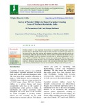 Survey of powdery mildew in major cucumber growing areas of Northern Karnataka, India