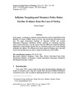 Inflation targeting and monetary policy rules: Further evidence from the case of Turkey
