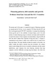 Financing patterns, debt maturity and growth: Evidence from east asia and the GCC countries