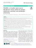 FlexiBAC: A versatile, open-source baculovirus vector system for protein expression, secretion, and proteolytic processing