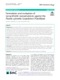 Formulation and evaluation of norcanthridin nanoemulsions against the Plutella xylostella (Lepidotera: Plutellidae)