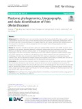 Plastome phylogenomics, biogeography, and clade diversification of Paris (Melanthiaceae)