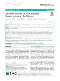 Receptor kinase FERONIA regulates flowering time in Arabidopsis