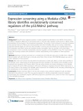 Expression screening using a Medaka cDNA library identifies evolutionarily conserved regulators of the p53/Mdm2 pathway