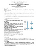 Đáp án đề thi tốt nghiệp cao đẳng nghề khoá I (2007-2010) môn Lý thuyết chuyên môn nghề - Mã đề thi: DA OTO-LT06